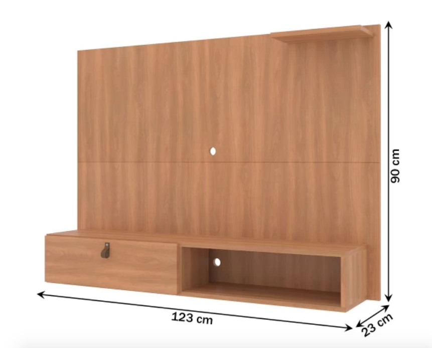 Panel TV Puerta Nicho Repisa
