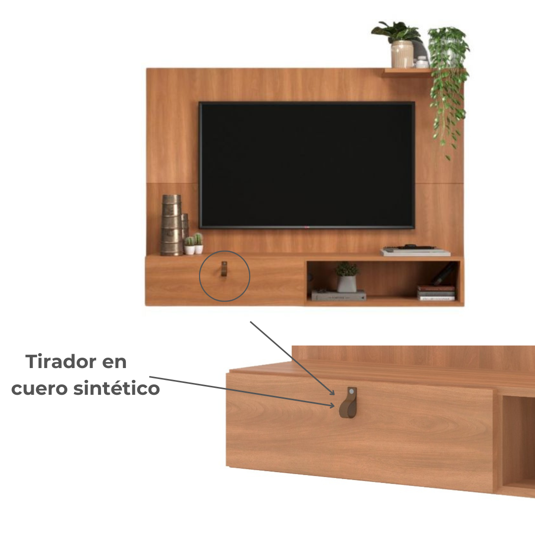 Panel TV Puerta Nicho Repisa