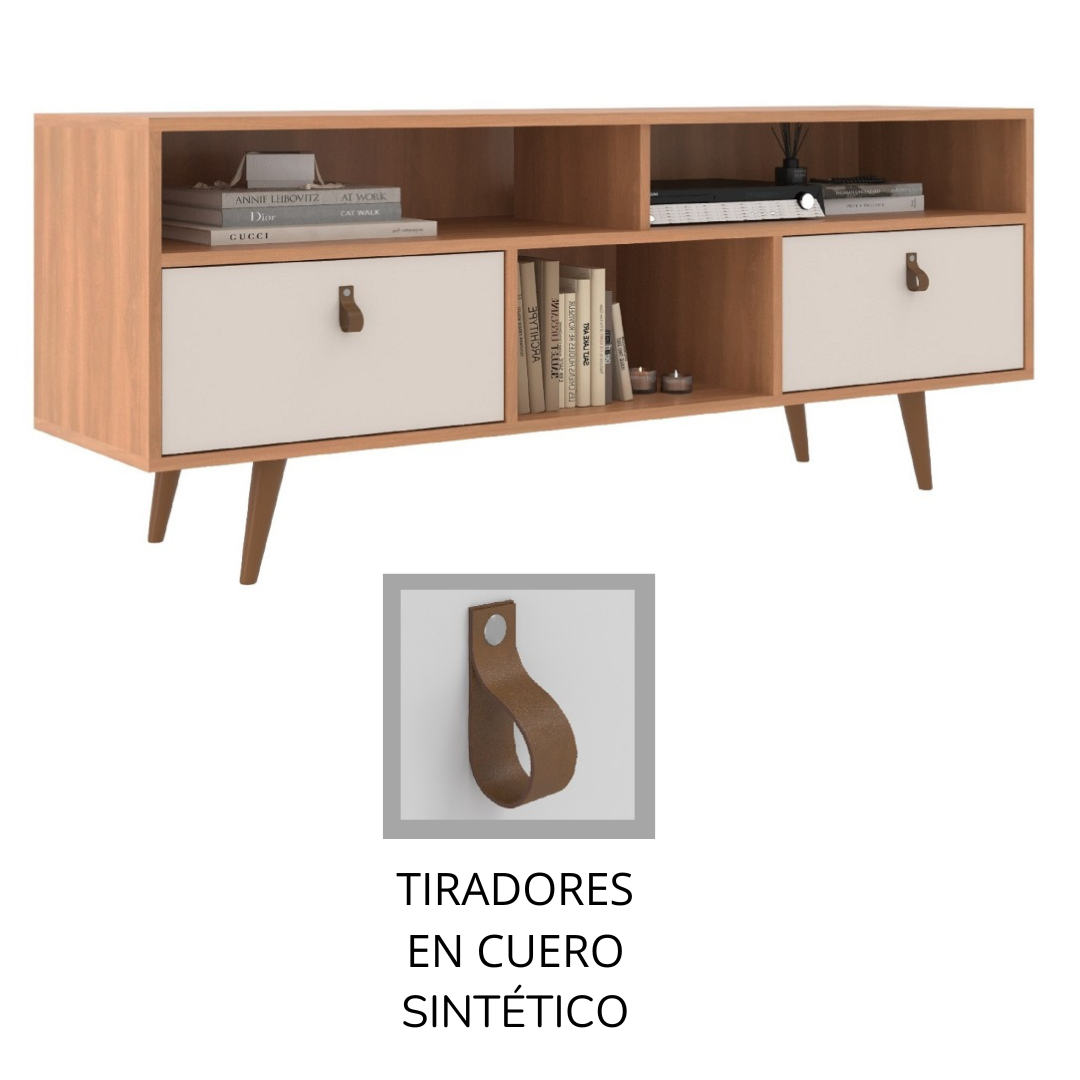 Rack TV 2 puertas 3 nichos