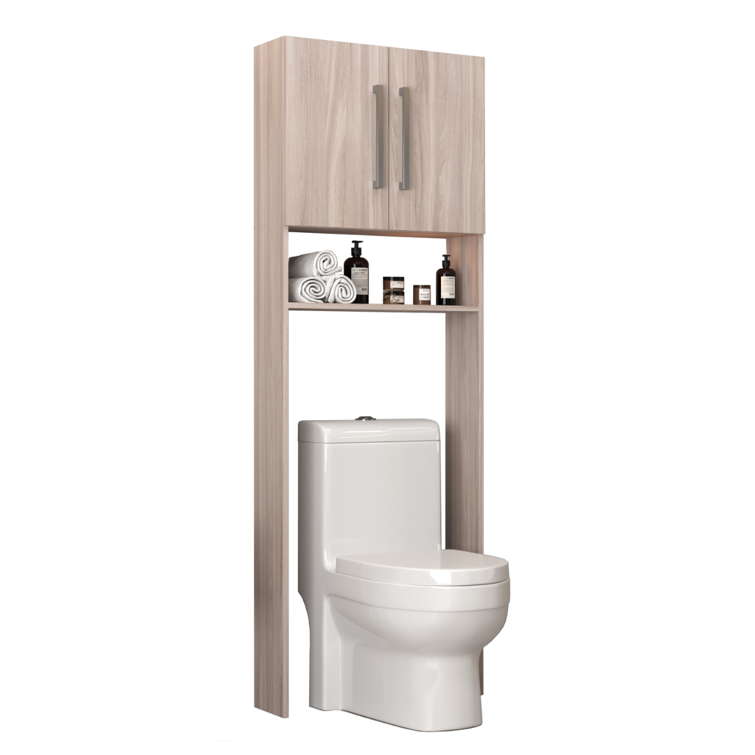 Organizador Baño 2 Puertas 1 Nicho Malbec