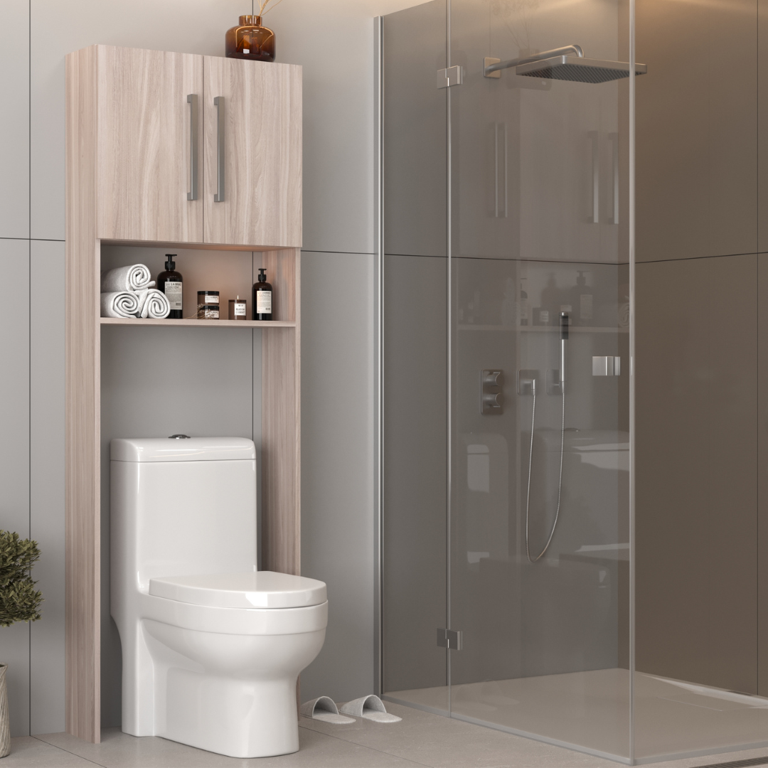 Organizador Baño 2 Puertas 1 Nicho Malbec