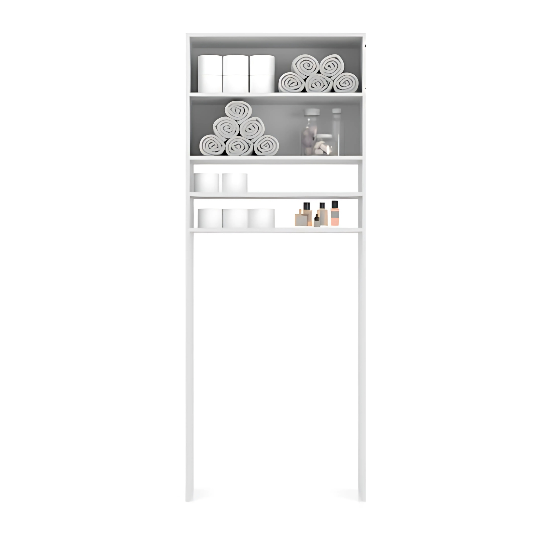Organizador Logia Lavadora 2 Puertas 2 Nichos Blanco