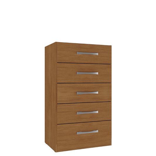 Cómoda 5 cajones Canela