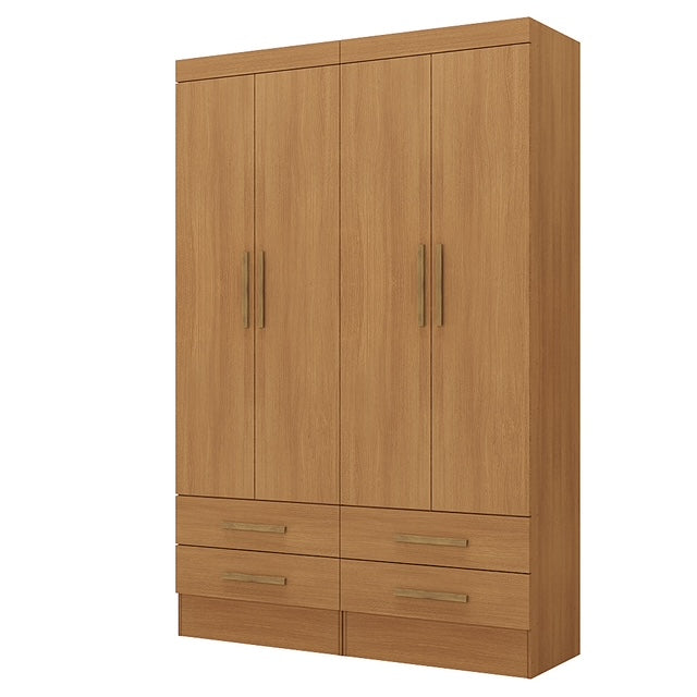 Combo 2 Closet 2 puertas 2 cajones Canela