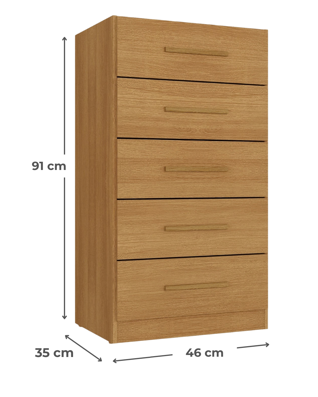 Combo Closet 4 puertas 2 cajones + cómoda 5 cajones Canela